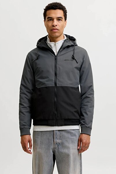 Jack & Jones Jjerush Hood Bomber Men's Jacket