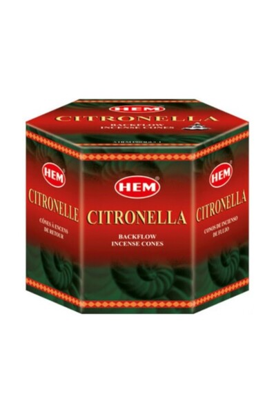 Hem Set 2 x 40 Conuri Parfumate Backflow, Citronella