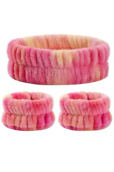 STARSTAR Facial headband+wristband 3pc absorbent makeup cleansing set.