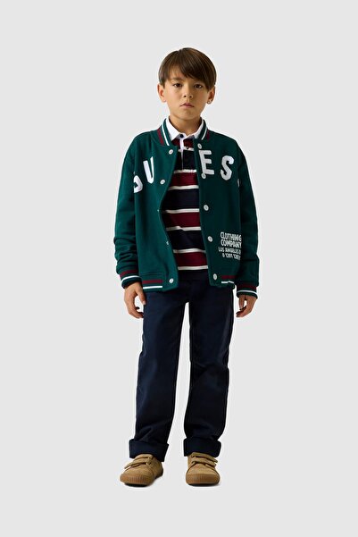 Guess Erkek Çocuk Koyu Yeşil Eşofman Üstü