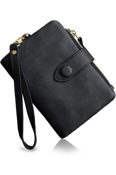 STARSTAR Women's mini wallet army green PU holder.
