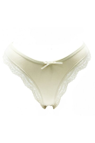 HUNEX UNDERWEAR Γυναικεία σλιπ με δαντέλα μπεζ 5710MPE, Μέγεθος 3XL