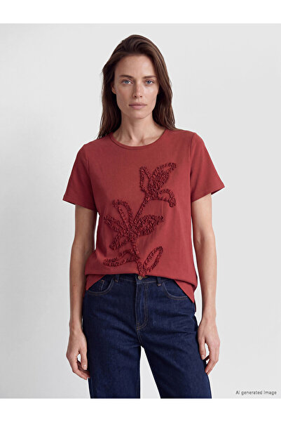 LC Waikiki Tricou de damă brodat, 100% bumbac