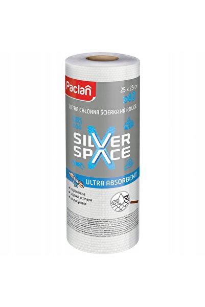 Paclan Lavete Silver Space pe rolă, 40 bucăți, lavete absorbante