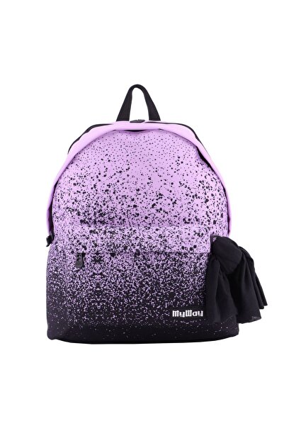 Zâna Casei Black Lilac Gradient Backpack & Black Bandana
