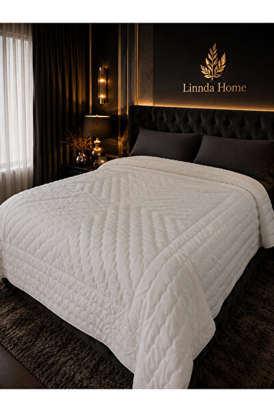 Linnda Home 100% Pure Wool Hand-Sewn Single Quilt – 3000 Gr Filling, Natural ...