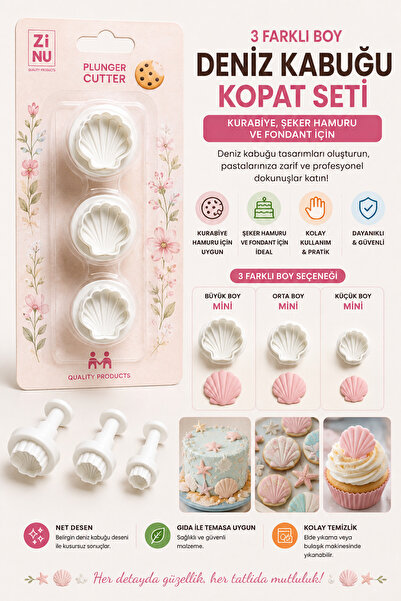 pratikpastacılık Mini 3-Piece Printing Set for Sugar Paste-Cookie-Ceramic Pri...