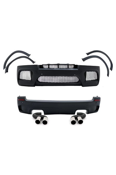 tuningset Kit caroserie cu extensii aripi potrivit pentru BMW X5 E70 2007-201...