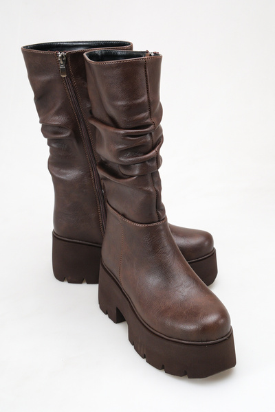 Solo Bag Women's Daily High-Top Comfortable Stylish Bellows Boots