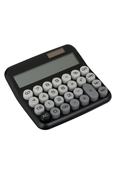 BAMI NETWORK Calculator clasic 12 cifre compact gri-negru birou