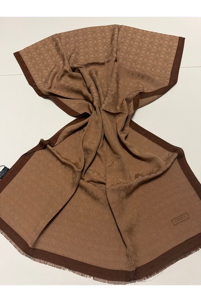 ipekevi Four Seasons Monogram Shawl Honey Foam