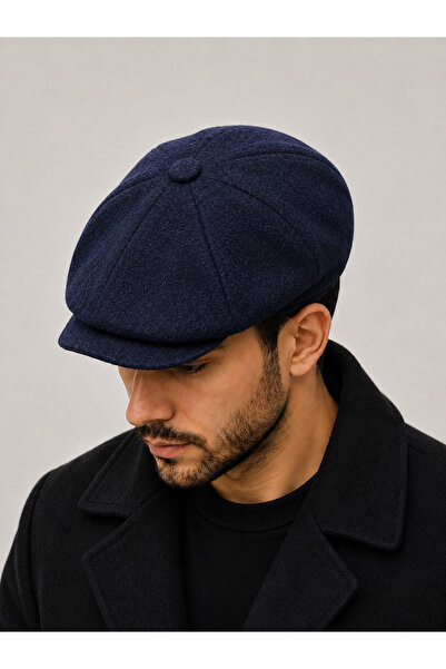 Generic Brand Wool Blend Cashmere Men's Beanie Hat