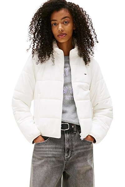 Tommy Hilfiger Tommy Jeans Tjw Reg Lw Padded Jacket Ext Ecru Color Women's Ja...