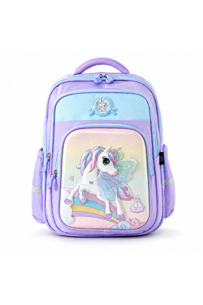 Hibobi Premium Unicorn Backpack for Primary School – Lightweight Kids School ...
