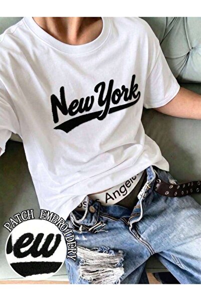 26LIK Etter Patch Oversize High Street Casual Men's American Collegiate Style...