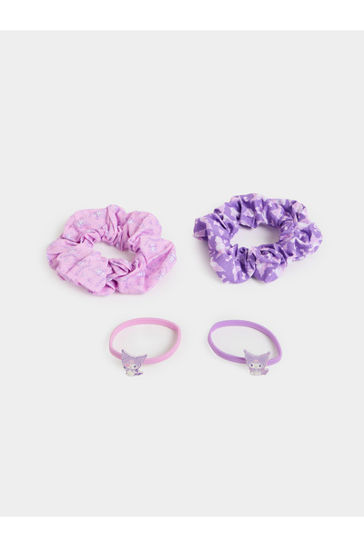 Styli Set of 4 - Kuromi Roll Hair Scrunchies