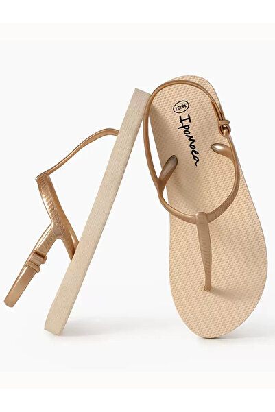 Take Two By Styli Beige Buckle Closure Flip Flops