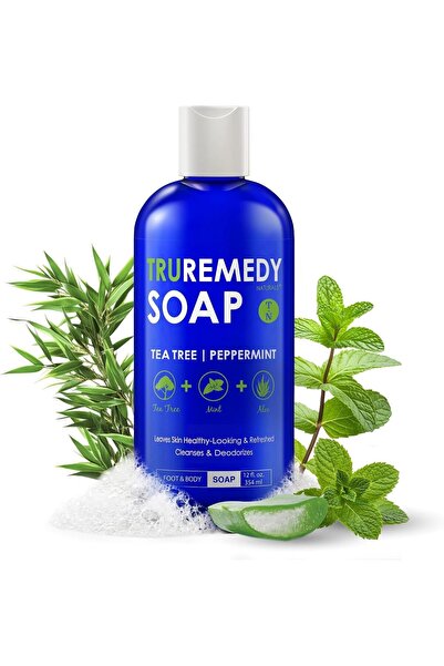 Truremedy Naturals Remedy Soap Tea Tree Oil Body Wash, Helps Body Odor, Athle...