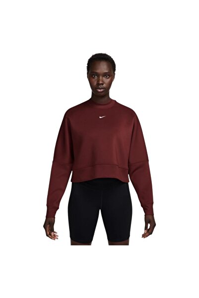 Nike Γυναικείο Φούτερ Prima Dri-FIT Oversized με Στρογγυλή Λαιμόκοψη, Κοντό Τ...