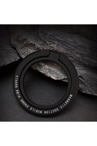 Choice Black-1PCS 1/2pcs Magnetic Phone Ring Holder for MagSafe Removable Fin...