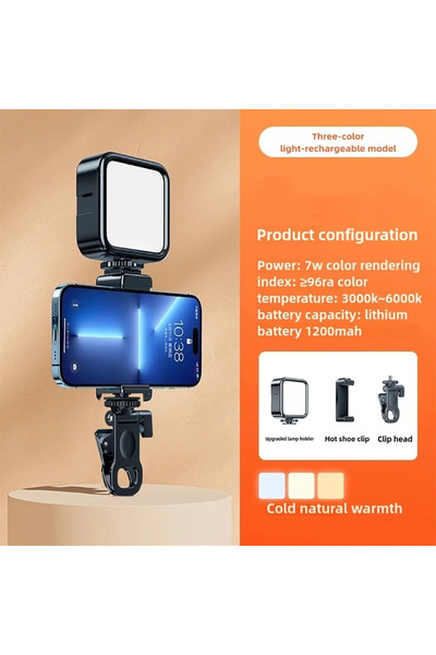 choice2 B Mobile Phone Fill Light Portable Mini LED Light Handheld Outdoor Ph...