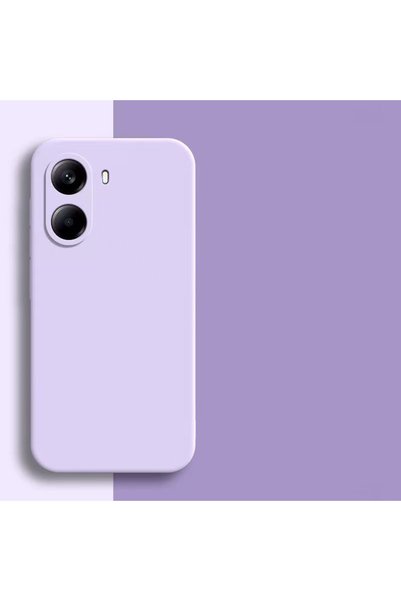Choice37 Poco C65 Purple Luxury Shockproof Soft Silicone Protective Phone Cas...