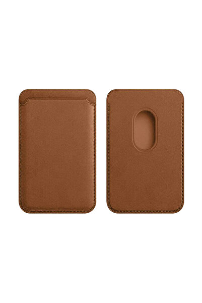 Choice4 Brown Original for Magsafe Wallet Magnetic Card Holder Case For iPhon...