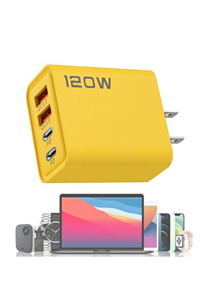 Choice1 US USB Fast Charging Block 120W USB Charger Plug Cube Fast DualType C...