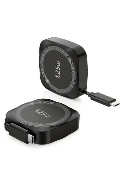 Choice1 Black 25W Qi2 Magnetic Wireless Charger for iPhone 17 16 15 Pro Max &...
