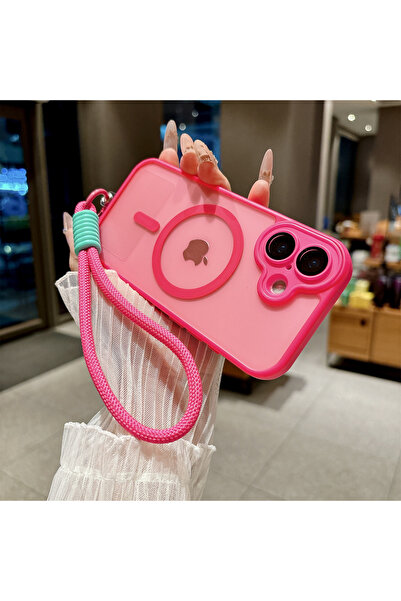 Choice31 for iPhone 16 Bright pink For Magsafe for iPhone 16 16 PLus ProMax W...
