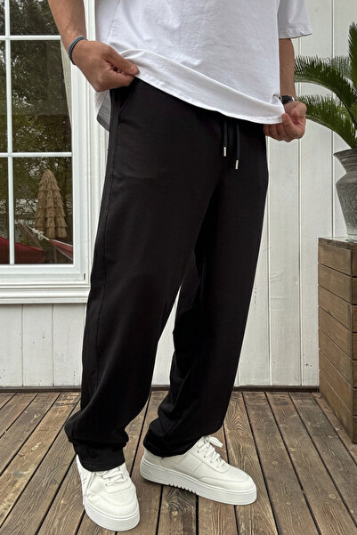 STRAVON Men's Baggy Cut Winter Wide Leg Oversized Sweatpants