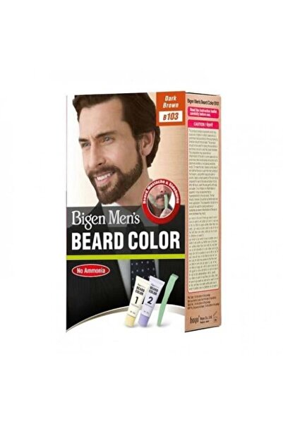 Bigen Beard صبغة شعر بلون بني داكن رقم. بي 103 - عبوة واحدة