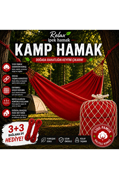 relax ipek hamak - Taşınabilir kamp hamak kolay kurul yer kaplamaz bahçe pikn...