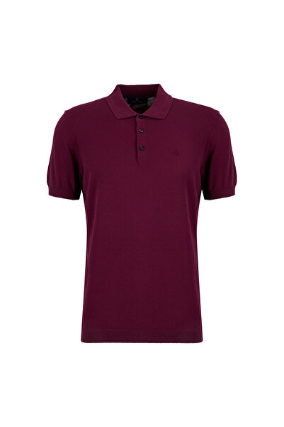 BROOKS BROTHERS Kırmızı Erkek Triko Polo T-Shirt BBSS26MKL026