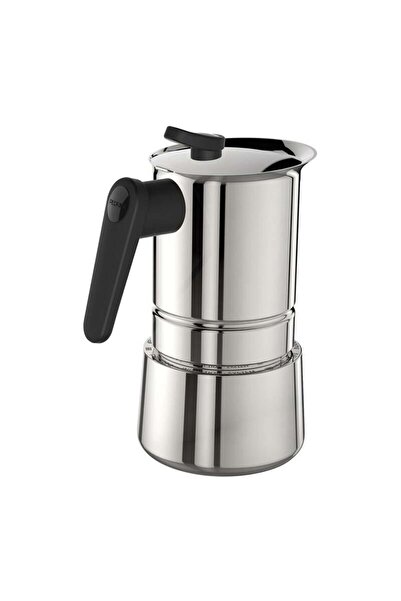 Pedrini 4 Cup Stainless Steel Moka Pot
