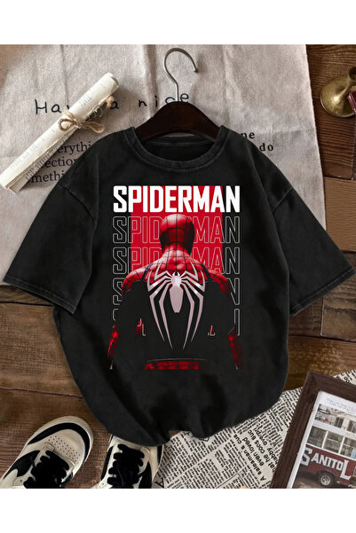 Toum Spider Printed Unisex Oversize T-Shirt