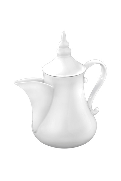 WILMAX ENGLAND Ceainic Portelan Alb Wilmax England, 1000 ml, pentru Ceai, Lav...