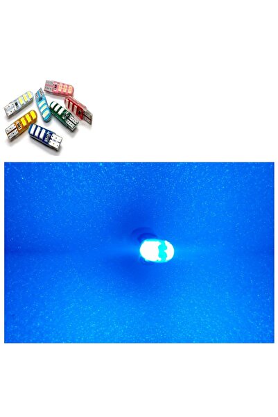 ( 4 X ADET ) 1 SET T10 LED DİPSİZ AMPUL ICE BLUE BIG LED I VERSIYON SERİ BUZ MAVİ