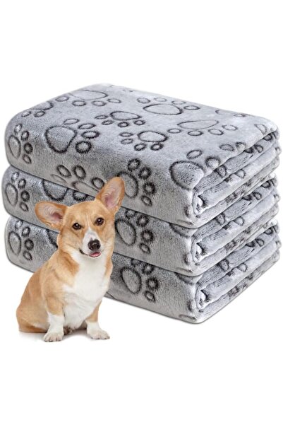 Tazweeq 3 Pack Fleece Blanket, for Small Medium Dogs, Washable Puppy Blanket ...