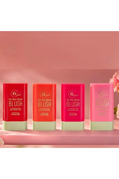 6 Beauty Moisturizing and Skin-Brightening Blush On-The-Glow Blush from - 19g