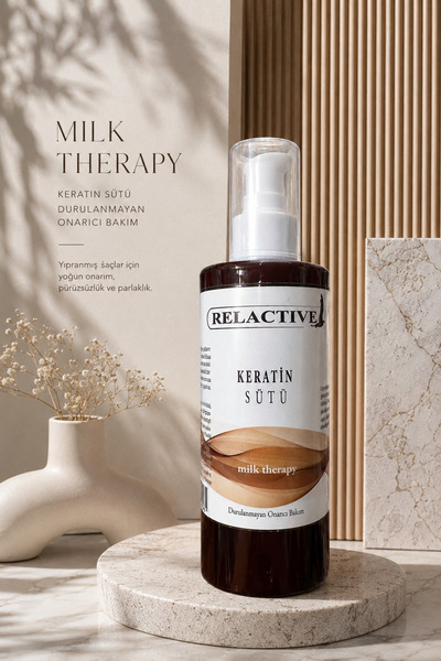 Milk Therapy Keratin Sütü Saç Bakım Sütü Parlaklık ve Onarım Bakım Saç Besleyici