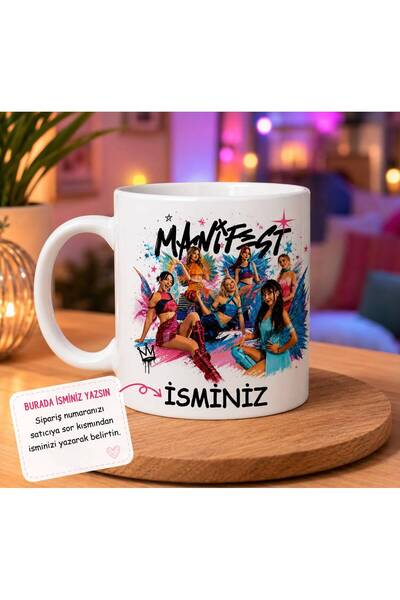 Manifest Kızlar Kişiye Özel Hediyelik Kupa