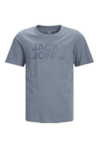 Jack & Jones Μπλούζα κοντομάνικη αγόρι "Blue Mirage" ραφ