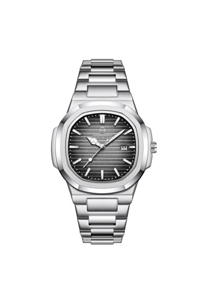 Choice Silver black 2026 New Luxury Man Watch Square Waterproof Luminous Date...