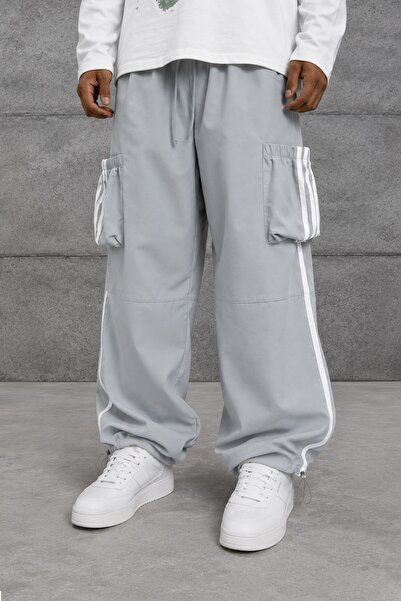 NOMARC Gray Pocket Detailed Sweatpants