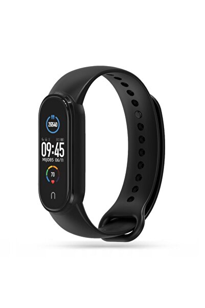 Tech-Protect Iconband - Μαύρο - Λουράκι σιλικόνης για Xiaomi Mi Band 5 / 6 / ...