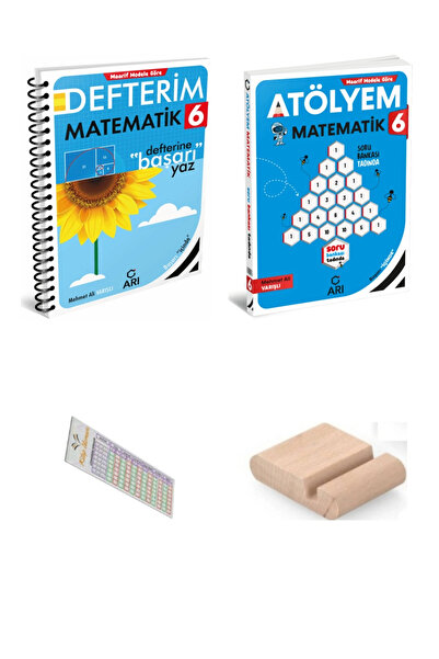 Arı Yayıncılık 6.Sınıf Matematik Defterim- Matematik Atölyem 2027 Maarif Mode...