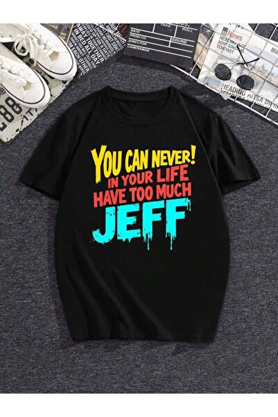 2BIR Men's 'Jeff Can Never Have Too Much' Graphic T-Shirt - Casual Crew Neck ...