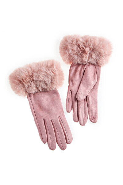 VERDE Γάντια Γυναικεία Ύφασμα Πολυεστέρα one size 02-0660-PINK