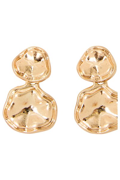 French Connection Women Molten Double Disc Drop Earrings